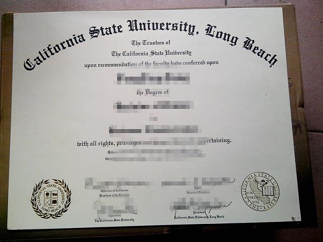 加州州立大学长滩分校毕业证成绩单